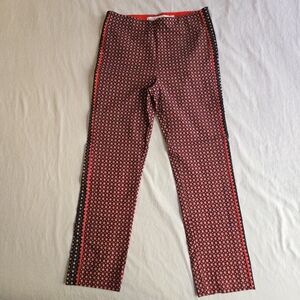Gretchen Scott Red Retro Polka Dot Gripeless Pull On Pants - Stretch Trouser